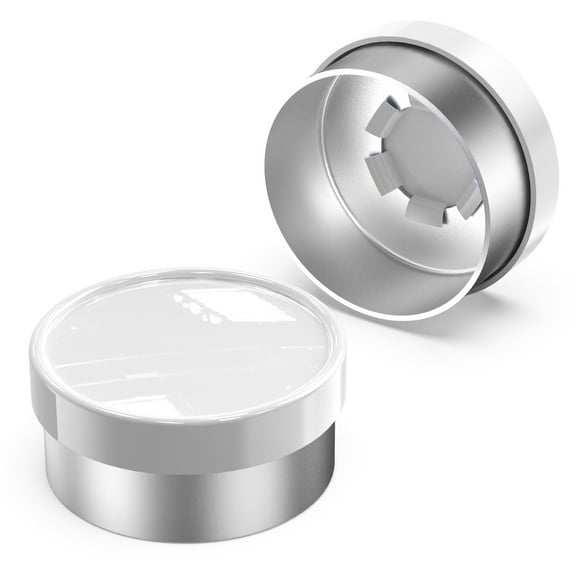 13mm Flip Off Caps Burr-Free Flip Top Caps Aluminum-Plastic Caps Single Tone Flip Top Seals for Glass Vial 100 Pcs