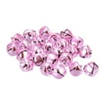 thumbnail image 1 of 13mm Jingle Bells Craft Bells Carbon Steel Electroplating Light Pink 24 Pack, 1 of 5