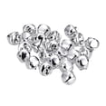thumbnail image 1 of 13mm Jingle Bells Craft Bells Carbon Steel Electroplating Silver Tone 24 Pack, 1 of 5