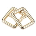 thumbnail image 1 of 13mm Metal Slide Buckle Zinc Alloy Electroplated Gold Tone 6 Pack, 1 of 5