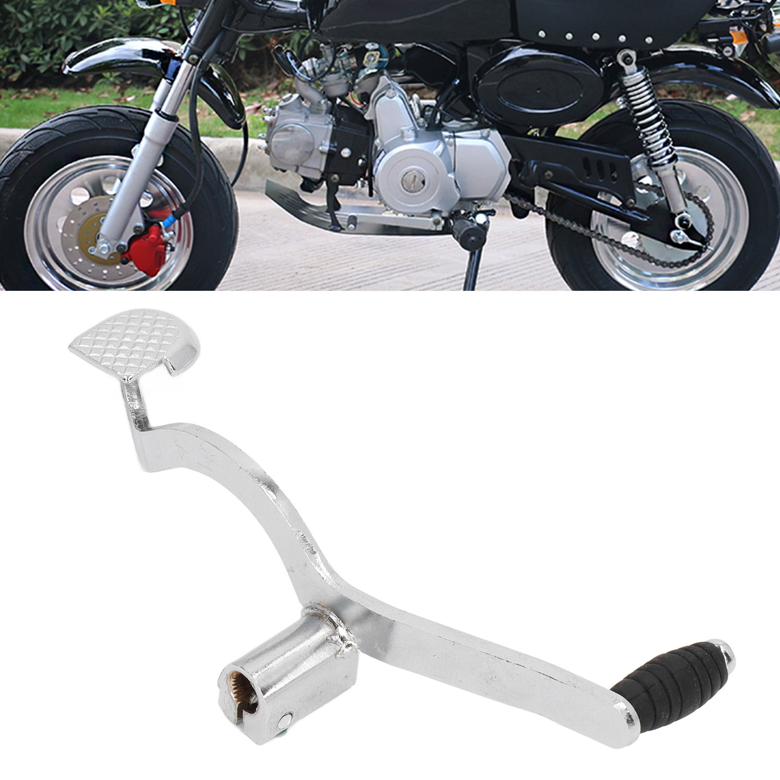 13mm Motorcycle Shifter Pedal Assembly,KIMISS Highway Foot Pegs Peg Mount Steel Alloy Gear Lever