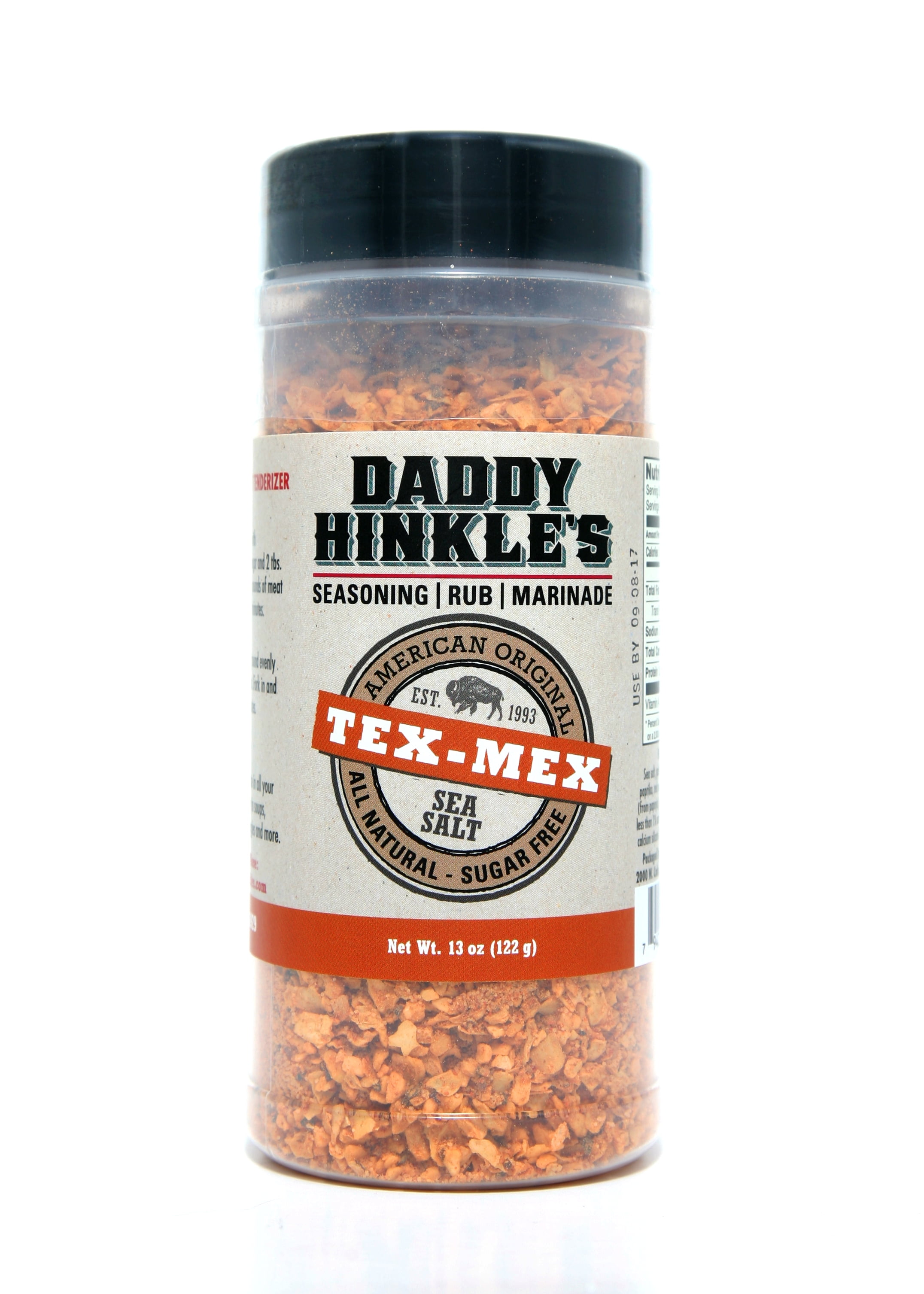 13oz Daddy Hinkle's Tex Mex Seasoning Rub Marinade