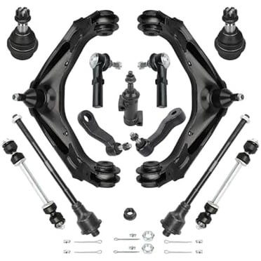 8pc Front End Suspension Kit – Control Arms, Idler, Pitman For Chevy GMC 1500