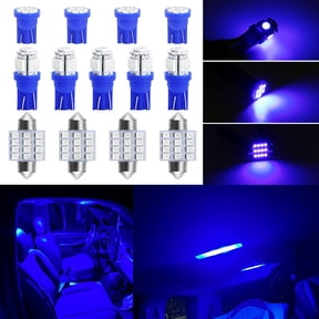 13pcs 8000K Blue LED Interior Lights Bulbs Kit Car Trunk Dome License Plate Lamp