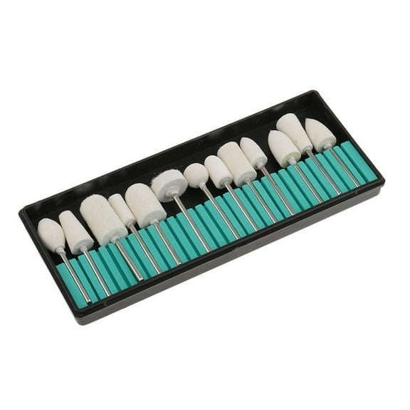 13pcs Nail Art Electric Drill Bit Buffer Manicure Pedicure Buffer Grooming Polishing Tools Set