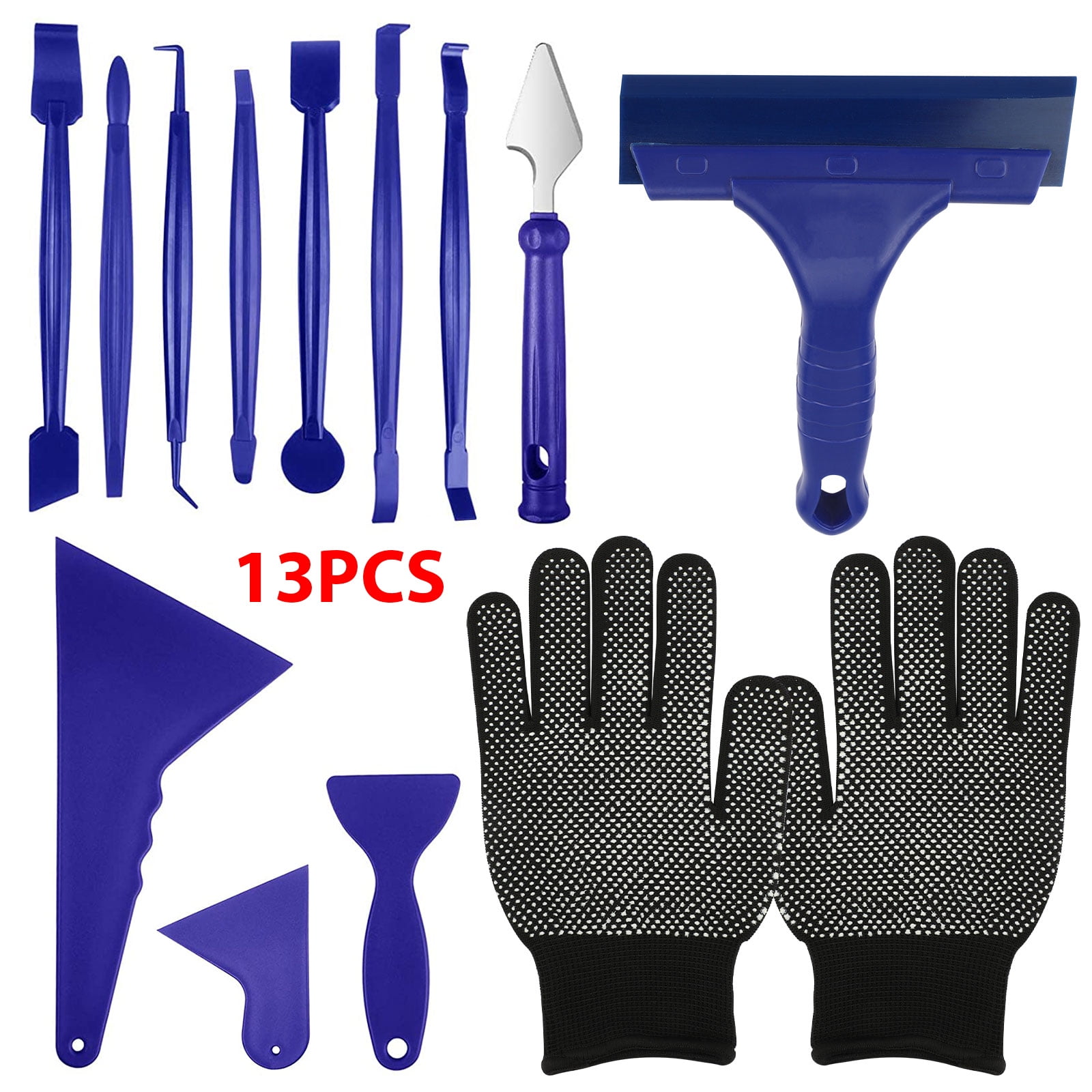 13pcs Window Tint Tool Kit, EEEkit Car Window Film Tinting Tools Vinyl Wrap Kit, Window Tint