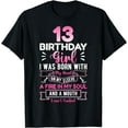 thumbnail image 1 of 13th Birthday 13 Years Girls Funny Teenager Birthday T-Shirt, 1 of 3