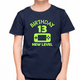thumbnail image 1 of 13th Birthday Boy 13 Year Old 13th Birthday Level 13 Gamer Shirts for 13th Birthday Boy Shirt, 1 of 8