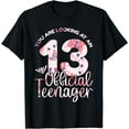 thumbnail image 1 of 13th Birthday Girls 13 Year Funny Official Teenager Birthday T-Shirt, 1 of 4