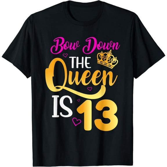 13th Birthday Girls 13 Years Official Teenager Birthday T-Shirt