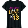 thumbnail image 1 of 13th Birthday Girls 13 Years Official Teenager Birthday T-Shirt, 1 of 3