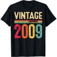 thumbnail image 1 of 13th Birthday Tee Vintage 2009 Official Teenager 13 Yr Old T-Shirt mens t shirt，black，women，funny，misfits，men，journey, 1 of 4