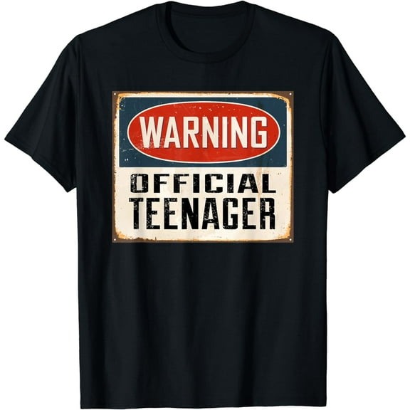 13th Birthday Warning Official Teenager 13 Year Old T-Shirt