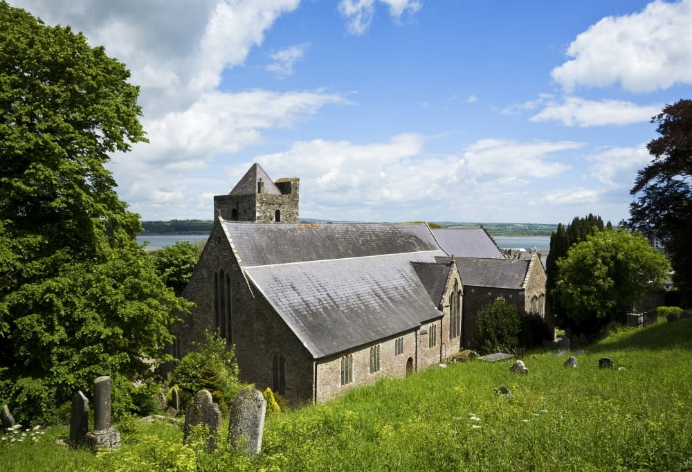 13th Century Collegiate Church of St Mary Youghal County Cork Ireland Canvas Art - Panoramic Images (12 x 36)