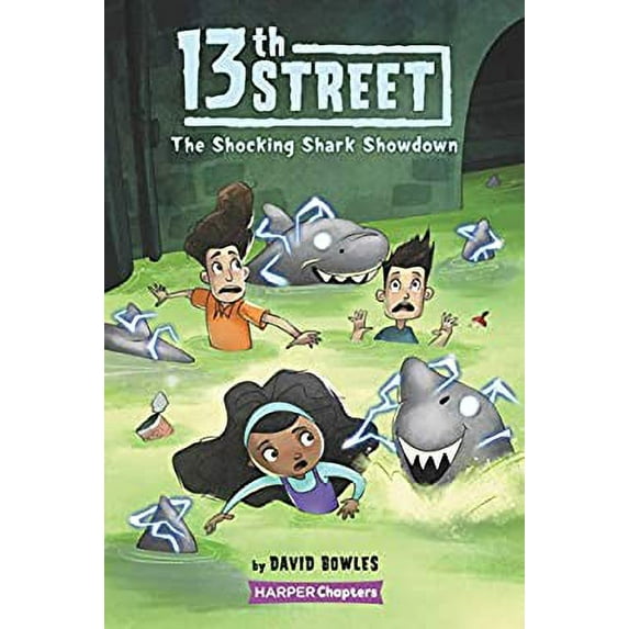 Pre-Owned Harperchapters: 13th Street #4: The Shocking Shark Showdown (Hardcover)