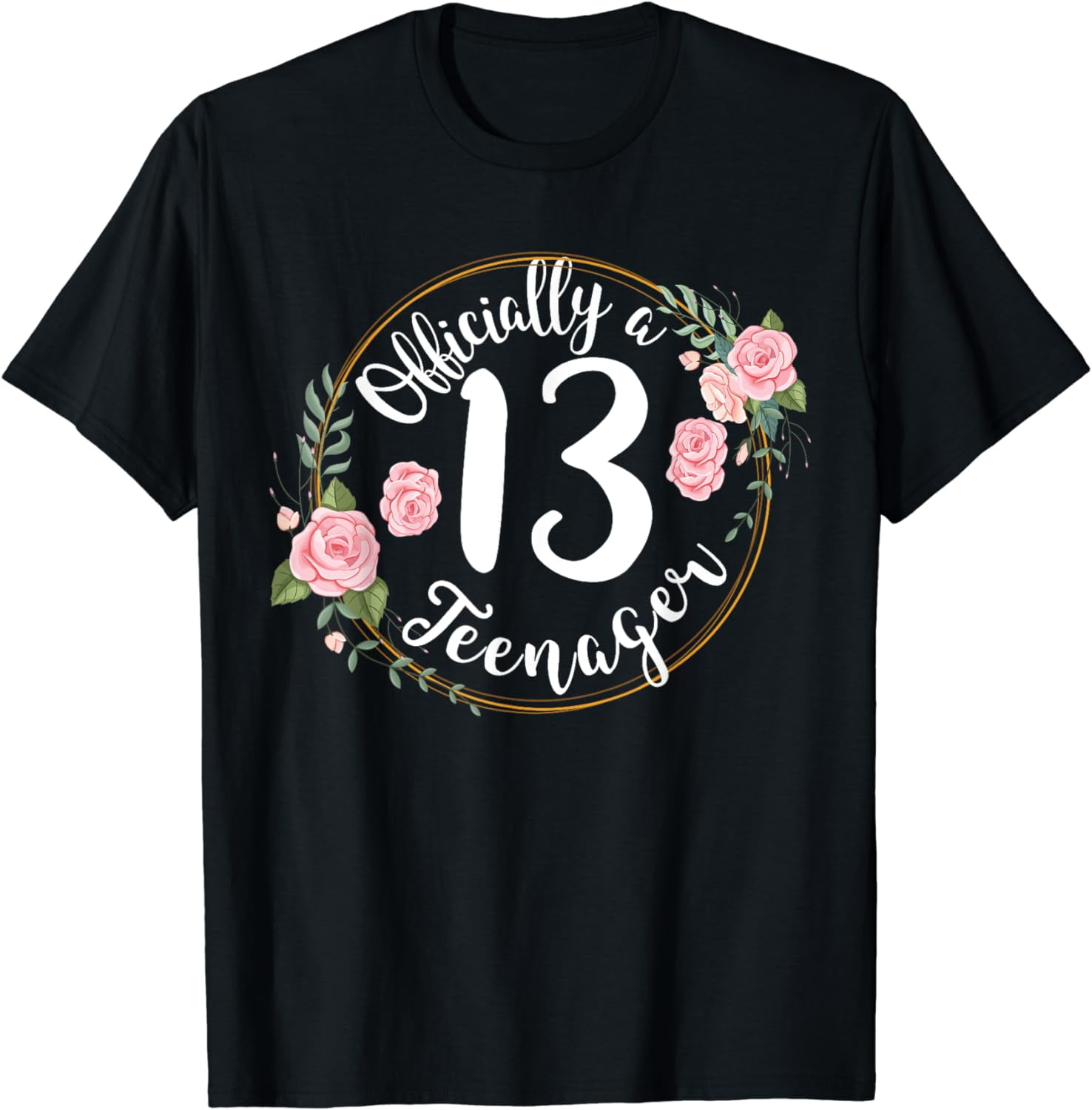 13th birthday official teenager teen girls 13 years old girl T-Shirt