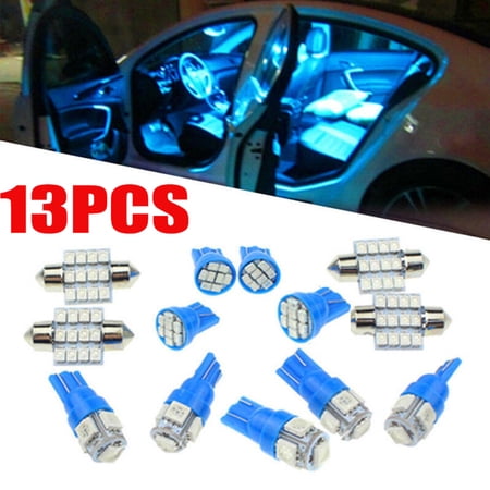 13x Auto Car Interior LED Lights Dome License Plate Lamp 12V Kit Accessories 8k