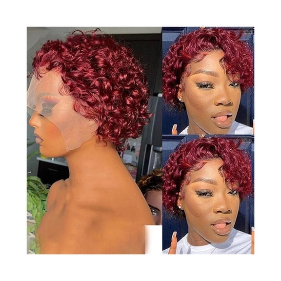 13x1 Lace Front Human Hair Wig Short Bob Preplucked Indian Remy Wig