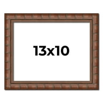 13x10 Dark Brown Bamboo Real Wood Picture Frame Width 1.5 inches | Interior Frame Depth 0.5 inches
