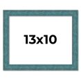thumbnail image 1 of 13x10 Frame Blue Rustic Barnwood Solid Wood Picture Frame Width 1.25 Inches | Interior Depth 0.5, 1 of 8