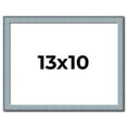thumbnail image 1 of 13x10 Frame Blue Scuffed Farm Board Solid Wood Picture Frame Width 0.75 Inches | Interior Depth 0.5, 1 of 8