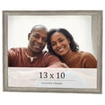 thumbnail image 1 of 13x10 Frame Grey Solid Wood Picture Frame Width 1 Inches | Interior Frame Depth 0.5 Inches |, 1 of 8