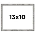 thumbnail image 1 of 13x10 Frame Silver Grey Distressed Solid Wood Picture Frame | 0.75 Inch Moulding Width | Interior, 1 of 8