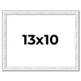 thumbnail image 1 of 13x10 Frame White Real Wood Picture Frame Width 0.75 inches | Interior Frame Depth 0.5 inches |, 1 of 8