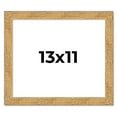 thumbnail image 1 of 13x11 Frame Beige Real Wood Picture Frame Width 1.25 inches | Interior Frame Depth 0.5 inches |, 1 of 8