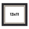 thumbnail image 1 of 13x11 Frame Black Real Wood Picture Frame Width 2.25 Inches | Interior Frame Depth 0.5 Inches |, 1 of 8