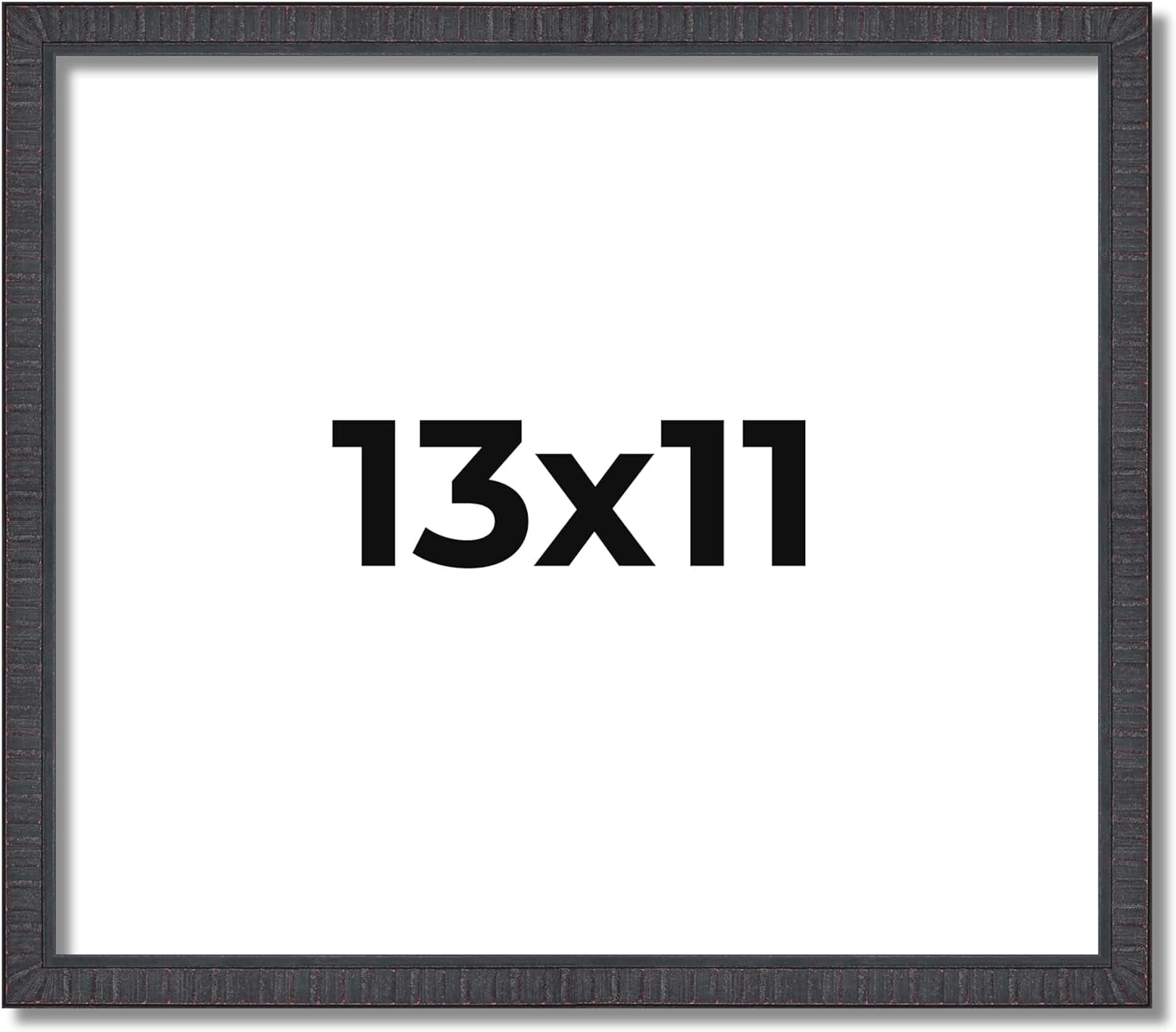 13x11 Frame Brown Solid Wood Picture Frame - Complete Modern Photo ...