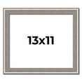 thumbnail image 1 of 13x11 Frame Grey Real Wood Picture Frame Width 1.25 inches | Interior Frame Depth 0.5 inches | Hans, 1 of 8