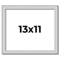 thumbnail image 1 of 13x11 Frame Silver Inner Slope Bevel Picture Frame | 1 Inch Moulding Width | 0.75 Inch Rabbet Depth, 1 of 8