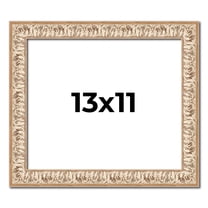 13x11 Frame White Real Wood Picture Frame Width 1.5 inches | Interior Frame Depth 0.5 inches |