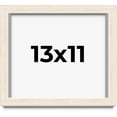 thumbnail image 1 of 13x11 Shadow Box Frame White | 1.125 Inches Deep Real Wood Rustic Shadowbox Display Frame | UV, 1 of 5