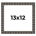 thumbnail image 1 of 13x12 Frame Black Brown Chestnut Mosaic Solid Wood Picture Frame | 1.125 Inch Moulding Width |, 1 of 8