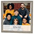 thumbnail image 1 of 13x12 Frame Grey Solid Wood Picture Frame Width 1 Inches | Interior Frame Depth 0.5 Inches |, 1 of 8