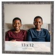 thumbnail image 1 of 13x12 Frame Silver Grey Distressed Solid Wood Picture Frame | 0.75 Inch Moulding Width | Interior, 1 of 8