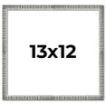 thumbnail image 1 of 13x12 Frame Silver Grey Distressed Solid Wood Picture Frame | 0.75 Inch Moulding Width | Interior, 1 of 8