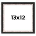 thumbnail image 1 of 13x12 Frame Silver Real Wood Picture Frame Width 1.25 Inches | Interior Frame Depth 0.75 Inches |, 1 of 8