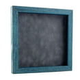 thumbnail image 1 of 13x13 Distressed Blue Shadowbox Frame - Interior Size 13x13 with 1" Usable Depth - Dark Grey Acid-Free Suede Backing, 1 of 5