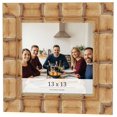 thumbnail image 1 of 13x13 Frame Beige Real Wood Picture Frame Width 3 inches | Interior Frame Depth 0.5 inches |, 1 of 8