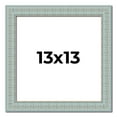 thumbnail image 1 of 13x13 Frame Blue Teal Distressed Solid Wood Picture Frame | 1.625 Inch Moulding Width | Sonoma Blue, 1 of 8