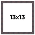 thumbnail image 1 of 13x13 Frame Brown Rustic Lacquered Walnut Solid Wood Picture Frame Width | 0.875 Inch Moulding, 1 of 8
