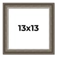 thumbnail image 1 of 13x13 Frame Brown Solid Wood Picture Frame | 1.75 Inch Moulding Width | Austin Frame Complete with, 1 of 8