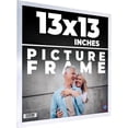 thumbnail image 1 of 13x13 Frame Silver Real Wood Picture Frame Width 0.75 inches | Interior Frame Depth 0.5 inches |, 1 of 8