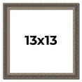 thumbnail image 1 of 13x13 Frame Silver Real Wood Picture Frame Width 1.25 Inches | Interior Frame Depth 0.5 Inches |, 1 of 8