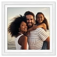 thumbnail image 1 of 13x13 Frame with Mat - White 16x16 Frame Wood Made to Display Print or Poster Measuring 13 x 13 Inches with White Photo Mat, 1 of 9