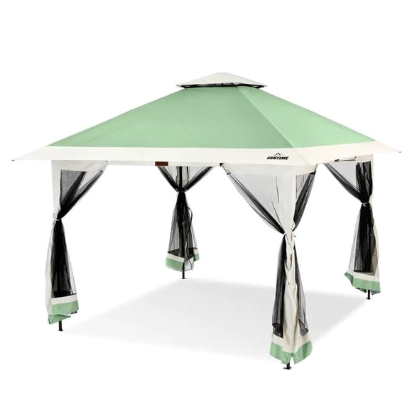 13x13 PopUp Gazebo, Canopy Tent, Height Adjustable, Outdoor Gazebo for Backyard & Patio Furniture, Pop Up Tent with Mosquito Netting