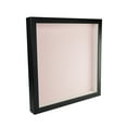 thumbnail image 1 of 13x13 Shadow Box Frame In Black With A 1 3/4" Usable Depth Includes Light Pink Acid-Free Backing,, 1 of 6